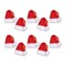 Beistle Mini Santa Hat Cutouts 5" - 12 Pack (10 Per Package)